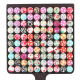 Sunrony Leopard Round Silicone Beads 10Pcs