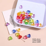 20PCS Colorful Oval Beaded DIY Accessory Material