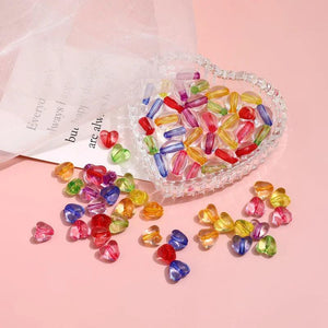 20PCS Colorful Oval Beaded DIY Accessory Material