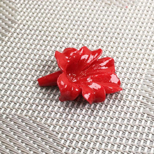 Flower Shape Coral Engraving Punch Loose Beads for DIY Jewelry Making
