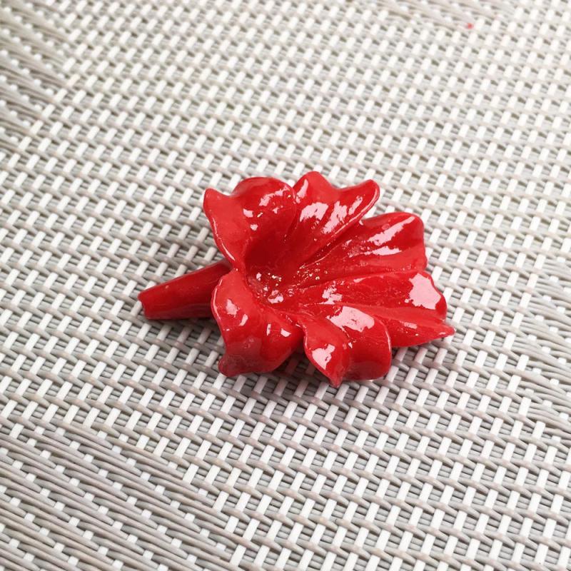 Flower Shape Coral Engraving Punch Loose Beads for DIY Jewelry Making