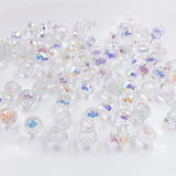 30 Strawberry Beads Large Faceted Crystal 8mm for Jewelry Making