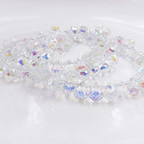 30 Strawberry Beads Large Faceted Crystal 8mm for Jewelry Making