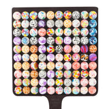 Kovict 15MM 10Pcs Leopard Printed Silicone Beads Baby Chewing Jewelry DIY