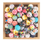 10Pcs 15MM Leopard Round Silicone Beads Print Baby Food Making DIY Necklace