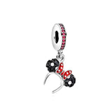 Silver Red Pendant Diy Bead For European Charms Bracelet