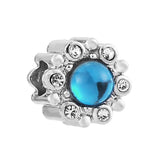 10Pcs Crystal Love Birthstone Charms Beads for Jewelry Making