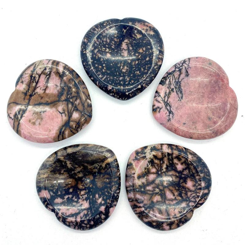Rhodochrosite Heart Cabochon 40x40x6mm