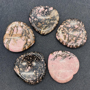 Rhodochrosite Heart Cabochon 40x40x6mm