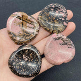 Rhodochrosite Heart Cabochon 40x40x6mm