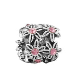10Pcs/Lot Crystal Butterfly Clip Charms Beads For DIY Bracelets Necklace