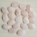10pcs 10x14mm Natural Semi-precious Stone Cabochons Oval Shape