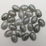 10pcs 10x14mm Natural Semi-precious Stone Cabochons Oval Shape