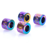 Rainbow Alloy Metal Spacer Beads 9mm