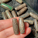 1PC 30mm Phoenix Eyes Tibetan Dzi Agates Beads Reiki Healing Jewelry