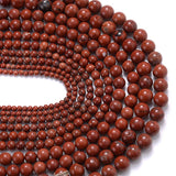 Natural Garnet Beads Agates Flower Red Stones Bulk Rock Beads 4/6/8/10mm