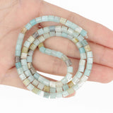 4x4mm Natural Amazonite Opal Pink Quartz Stone Beads for Jewelry Making