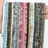 4x4mm Natural Amazonite Opal Pink Quartz Stone Beads for Jewelry Making
