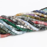 4x4mm Natural Amazonite Opal Pink Quartz Stone Beads for Jewelry Making