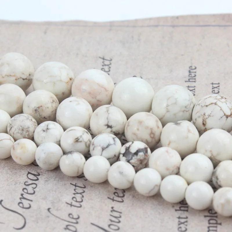 4/6/8/10mm Matte Mongolia Turquoise Beads 15in Strand for Bracelet Making