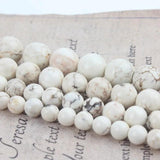 4/6/8/10mm Matte Mongolia Turquoise Beads 15in Strand for Bracelet Making