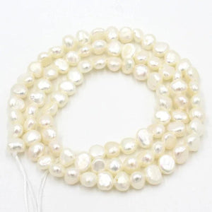 Grey Freshwater Pearl Spacer Beads 15''/Strand