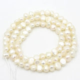 Grey Freshwater Pearl Spacer Beads 15''/Strand