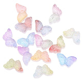 50Pcs 8x15mm Gradient Butterfly Crystal Glass Pendants for DIY Jewelry Making