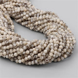 2-4mm Natural Faceted Feldspar Tiny Beads for Jewelry Making DIY Bracelets