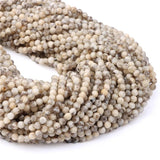 2-4mm Natural Faceted Feldspar Tiny Beads for Jewelry Making DIY Bracelets