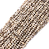 2-4mm Natural Faceted Feldspar Tiny Beads for Jewelry Making DIY Bracelets
