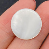 20pcs Natural Freshwater Pearl Shell Loose Beads Round Shape DIY Jewelry Making