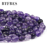 Dark Purple Natural Crystal Gravel Spacer Beads 5mm~7mm DIY Jewelry Making