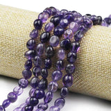 Dark Purple Natural Crystal Gravel Spacer Beads 5mm~7mm DIY Jewelry Making