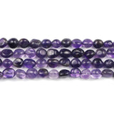 Dark Purple Natural Crystal Gravel Spacer Beads 5mm~7mm DIY Jewelry Making