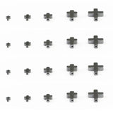 Hematite Beads 4/6/8/10/14mm Jesus Cross Stone Supply