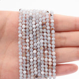 3mm Faceted Natural Stone Beads for Jewelry Making DIY Bracelet Necklace