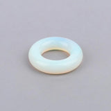 Natural Stone Circle Pendants Big Hole Turquoises Tiger Eye Reiki Heal