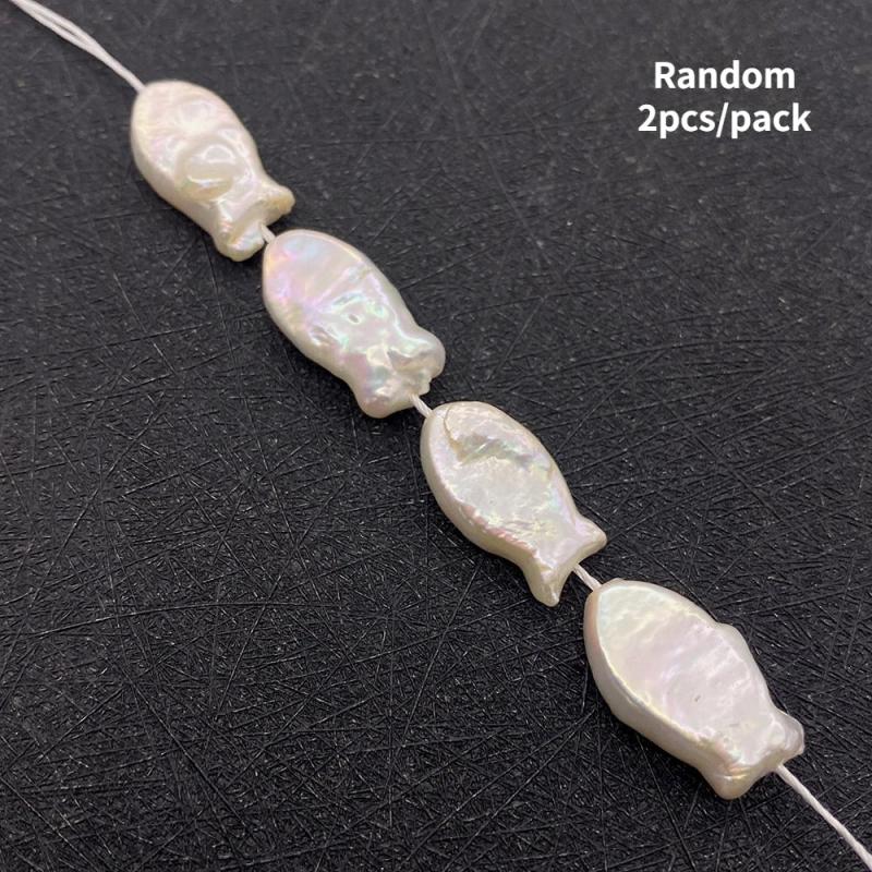 Baroque Pearl Beads Natural Freshwater Fish-shaped DIY Jewelry Accessory