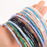 13x4mm Agates Rectangle Spacer Beads for Jewelry Making