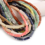 13x4mm Agates Rectangle Spacer Beads for Jewelry Making