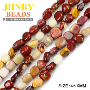 Egg Yolk Gravel Natural Stone Loose Beads for Jewelry Making