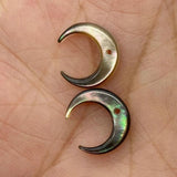 5pcs Natural Pearl Shell Beads Moon Loose Beads Fashionable Jewelry Making DIY