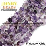 Purple Crystal Irregular Gravel Beads High Natural Crystal Stone Chips Beads