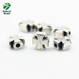 Antique Silver Cross Alloy Beads for Jewelry Making