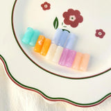 30 PCS 8x20mm Acrylic Cylinder Beads for DIY Earrings Necklace Bracelet