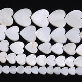 Heart Shell Beads for DIY Jewelry Making