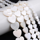 Heart Shell Beads for DIY Jewelry Making