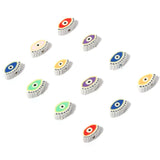 Random Eye Pattern Polymer Clay Spacer Beads DIY Jewelry Findings