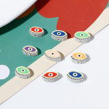 Random Eye Pattern Polymer Clay Spacer Beads DIY Jewelry Findings